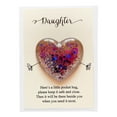 thumbnail image 2 of Xihbxyly Corazón de Bolsillo para Hija, Regalo de Cristal Inspirador, Tarjeta de Recordatorio de Amor, Joyero Premium, Perfecto para Cumpleaños, Aniversarios, San Valentín, Corazón de 4 X 4 Cm, 1 Jue, 2 of 4
