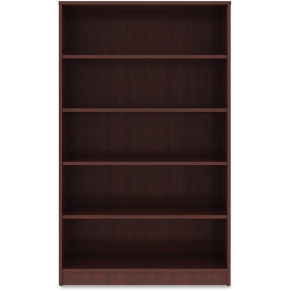 Bookcase, 5 Shelf - Mahogany