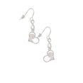 thumbnail image 3 of Delight Jewelry Two-tone Boy Silhouette in Heart Silver tone Infinity French Earrings, 3 of 4