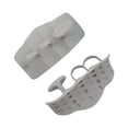 thumbnail image 3 of jinwen 2 Pcs Poignées de Gym pour Musculation Coussinets de Barre pour Entraînement de Levage Gris, 3 of 9