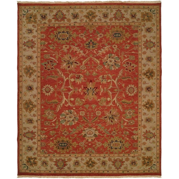 K2 Floor Style Soumak Ivory/Black Hand Made Wool Area Rug