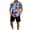 09-Orange, variant on IWRICH Hawaiian Shirt Set for Men Short Sleeves Tropical Printed Shirts and Shorts 2 Piece Casual Button down Summer Beach Floral Outfits 27-Light Blue XL