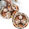 thumbnail image 2 of Huanglei Easter Bunny Carpet Soft Area Rug For Living Room Bedroom Modern Abstract Floor Mat, 2 of 6