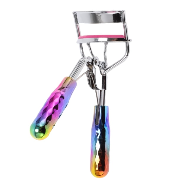 Rizador de pestañas para mujeres Unique Bargains, ideal para negocios de belleza y viajes, acero inoxidable y plástico, color variado