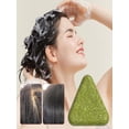 thumbnail image 2 of PiGOGI Nature Triangle Shampoo Bar, Nature Seven Green Soap Shampoo, Usman Grass 𝐒hampoo Bar, Calming and Strengthening Hair Oil Control for Women and Men, 2 of 6