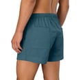 thumbnail image 4 of Purcolt Mens Shorts Summer Casual Drawstring Elastic Waist Running Shorts Comfy Quick Dry Short Activewear with Pockets for Gym Beach Vacation, 4 of 9