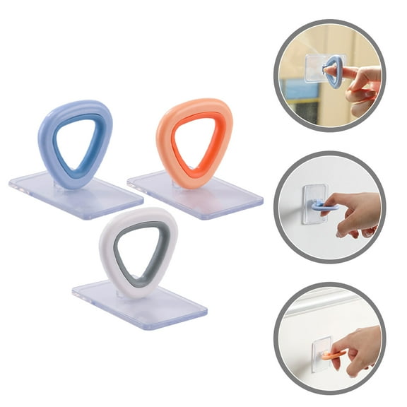 Raindrops  3 Pcs Raiser Raised Toilet Seat Lid Lifter Tool Holder Office