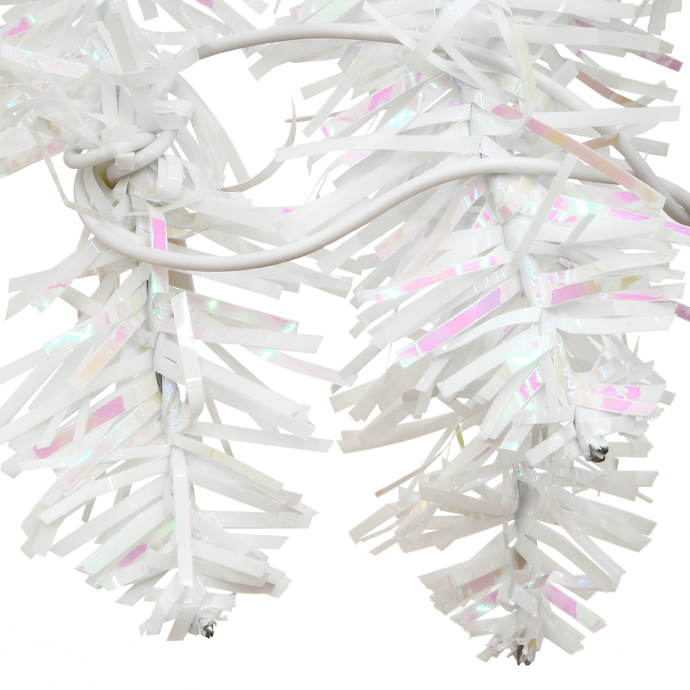 National Tree Company Pre-Lit Artificial Christmas Tree, White Tinsel, White Lights, Includes Stand, 4 feet - image 5 of 6