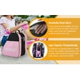 thumbnail image 4 of Roller Skates Bag, Ice Skate Bags Breathable Skating Bag, Large Capacity Skates Bags Fits Quad Skates, Inline Skate and Most Roller Skate Accessories Pink, 4 of 14