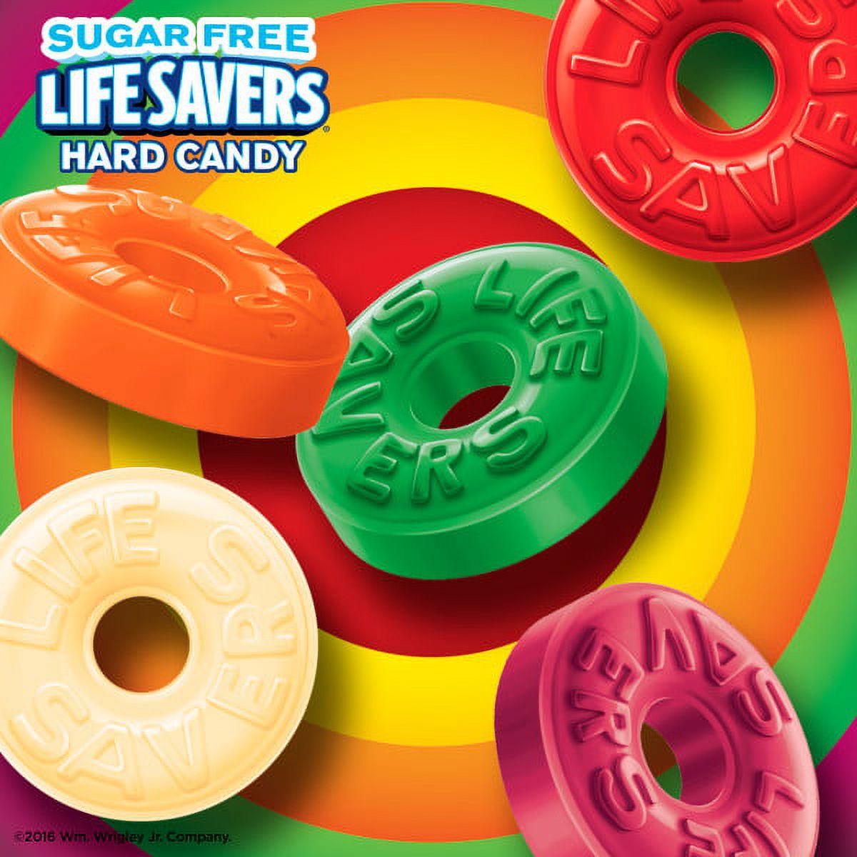 Life Savers, Sugar Free 5 Flavors Hard Candy Bag, 2.75 Ounce - image 2 of 5