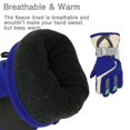 thumbnail image 4 of Kids Winter Snow Ski Gloves Waterproof Snowboard Gloves Boy Girl Warm Snow Mittens, 4 of 4