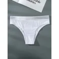 thumbnail image 1 of Bragas de ropa interior a rayas de seda de hielo de Brasil sin costuras de cintura baja para mujer zhangyuxiang unisex, 1 of 1