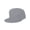 Grey, variant on Blank Flat Bill Baseball Hat , 7 5/8-Khaki