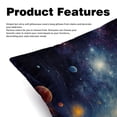 thumbnail image 2 of Galactic Space Pillow Covers Set of 2 with Unique Patterns - Available in 16x16, 18x18, and 20x20 Inches for Various Occasions - Pillow Inserts Included, 2 of 6
