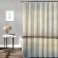 thumbnail image 2 of JEUXUS Grunge Watercolor Pastel Lake View Shower Curtain - Durable and Washable White, 2 of 6