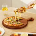 thumbnail image 4 of Tabla para servir pizza con cáscara de pizza Tabla para cortar pizza, 4 of 10
