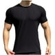 thumbnail image 2 of pstuiky camisetas de hombre, Blusas y camisas de cuello redondo de manga corta informales de color liso para hombre ropa de hombre l, 2 of 7