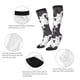 thumbnail image 3 of Fotbe Black And White Sheeps Calcetas Divertidas Estampadas para Hombre y Mujer, Calcetas de Algodón hasta la Rodilla para Caminar, Correr, Enfermería y Embarazo, 3 of 6