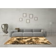 thumbnail image 3 of Ahgly Company Indoor Square Abstract Brown Modern Area Rugs, 7' Square, 3 of 4