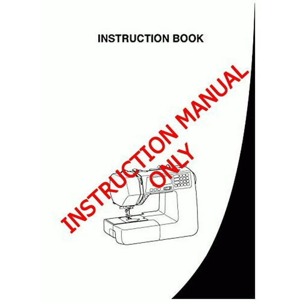 Janome Spare Part 4120QDC Sewing Machine Instruction Manual Reprint