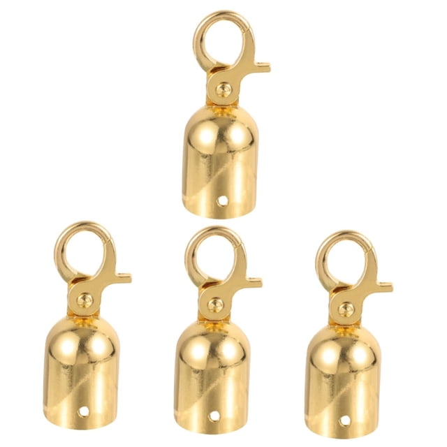 HUGFEGWE Deck Hooks 4pcs Rope End Stop Trumpet Accessories Cap Small Stainless Steel Deck Balusters U2537-16845