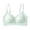 Light Green, variant on Jelly Strip Lift Soft Support Bra for Seamless No Side Push Up Demi Fixed Cup Wireless Comfort Low Back Bra plus Size Sports Bra Compression Bra Maximum Support Sports Bras for Women High Support