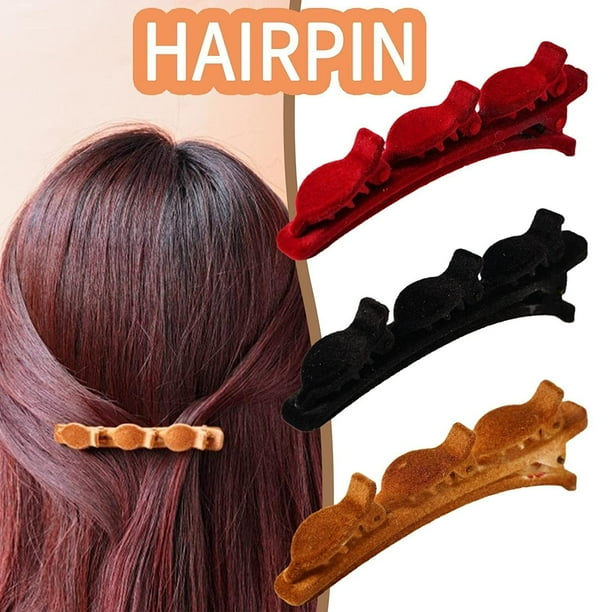 Women Hair Clip Barrettes Hairgrip Alice Braided Fashion Hairpins
