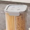 thumbnail image 6 of Hovmgk Airtight Cereal Storage Container, 5L Food Storage for Grains, Flour, Sugar, Rice, Nuts, Snacks, Beige, Leak-Proof & Space-Saving Kitchen Pantry Organization, Easy to Clean, 6 of 8