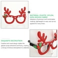 thumbnail image 3 of Gymnture 5 Pairs Creative Christmas Eyeglasses Frames Funny Christmas Glasses Props, 3 of 10