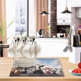 thumbnail image 6 of Dish Drying Mat Microfiber Kitchen Dish Pad Counter Absorbent Drainer Rack 12"x18" Various Color Cows, 6 of 6