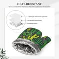 thumbnail image 4 of Sikiie Cactus 1 Oven Mitts and Pot Holders Set, Kitchen Oven Glove High Heat Resistant with Non-Slip Silicone Surface for Cooking, 4 of 7