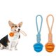 thumbnail image 3 of Juguete interactivo para perros, pelota para tirar, cuerda resistente a mordeduras, entrenamiento molar elástico, cuidado de la salud, pelotas de goma para masticar, suministros para mascotas, 3 of 6