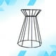 thumbnail image 3 of Soporte de hierro para flores, base para plantas, estante para piñas, maceta, accesorios para micro paisaje (negro), 3 of 7