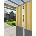 thumbnail image 3 of Outdoor Curtains for Patio, Yellow Ombre Waterproof Blackout Outside Curtain for Porch/Pergola/Gazebo, Modern Art Farmhouse Thermal Insulated Drapes for Cabana, 1 Panel, 54 x 95 Inch, 3 of 8