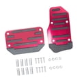thumbnail image 4 of Miulika 2 Pieces Brake Pedal Covers Set Auto Interior Accessories Automotive Generic Red, 4 of 9