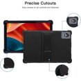 thumbnail image 3 of Case For Doogee T40 Pro Tablet 12 Inch,soft Silicone Protector Cover,kids Friendly,adjustable Stand Tablet Cover,4 Corners Thicken,black, 3 of 5