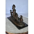 thumbnail image 6 of Nifao Pre School-Gathering in Vineyard Grapes Bronze Statue – Outdoor Garden Decor Sculpture, 19"L x 8"W x 14"H, 6 of 12