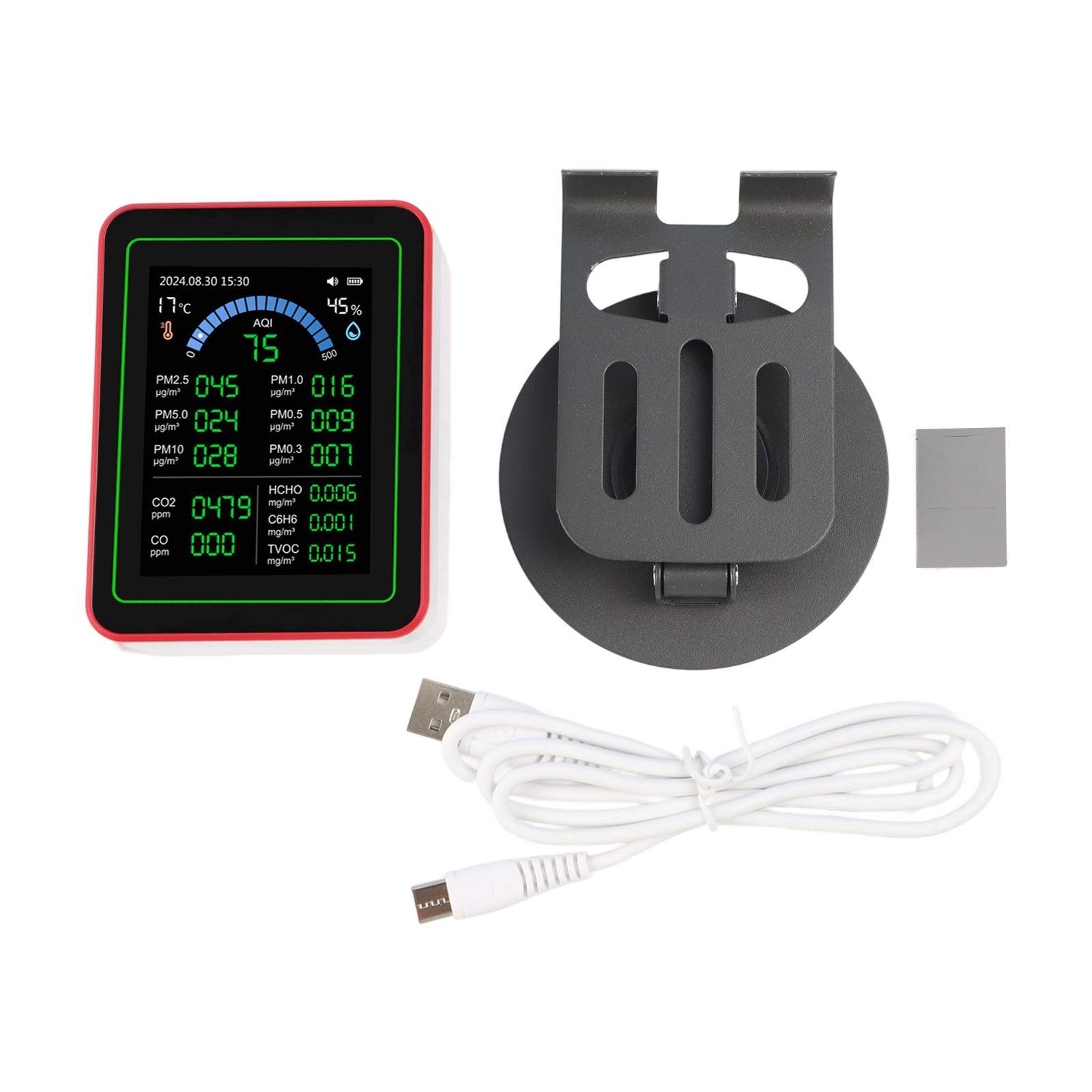 18-In-1 Air Quality Tester Comprehensive Aqi Monitor Indoor Monitoring