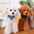 thumbnail image 1 of Neinkie Teddy Dog Plush Toy High Simulation Vivid Expression Birthday Gift Puppy Stuffed Animal Toy for Student, 1 of 9