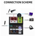 thumbnail image 3 of Sound Board Console, Sealed Rotary Controls Recording Mixer Console System  for PC Live Broadcasting, 3 of 7