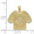 thumbnail image 2 of 14k w/Rhodium US ARMY T-SHIRT Charm K9047, 2 of 4