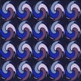 thumbnail image 1 of Ahgly Tapis d'Intérieur Lavable en Machine Carré Transitionnel Violet Pervenche, 7 Pieds Carré, 1 of 7