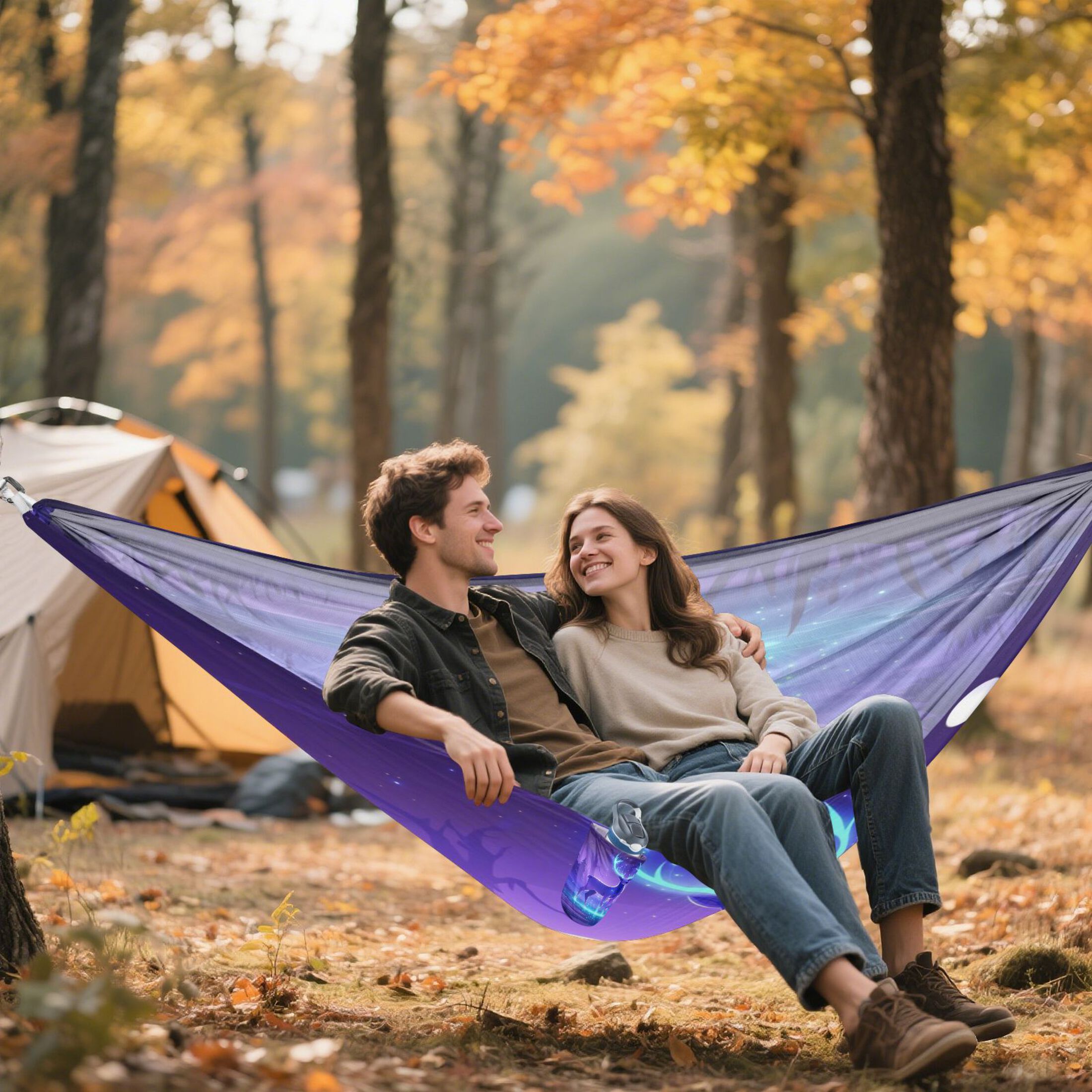 Hammock Camping Hammock Nylon Portable Hammock Travel Camping Hammock Purple Deer