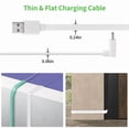 thumbnail image 4 of RHEA- 30Ft Power Cable Compatible With Wyze Cam Pan V3, 90 Degree L-Shaped Flat..., 4 of 6