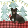 thumbnail image 3 of Ludwig, Alicia 20x20 Black Modern Framed Museum Art Print Titled - A Very Beary Christmas II, 3 of 5