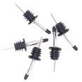 thumbnail image 3 of 15 Pcs Stainless Steel Liquor Bottle Speed Pourers Tapered Spout With Rubber Dust Caps Perfect Compatible With Pubs, Clubs, Restaurants, Bars, Coffee, 3 of 5