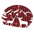 thumbnail image 3 of Kll 36" Christmas Tree Skirt Christmas Buffalo Plaid Xmas Tree Skirts Mat For New Year Xmas Holiday Party Indoor Outdoor Home Decoration, 3 of 9