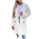 thumbnail image 2 of Puntoco-abrigo de mujer a la moda, abrigo cálido de imitación, cárdigan de invierno liso de manga larga, prendas de vestir exteriores, liquidación de Navidad Puntoco Puntoco-2190, 2 of 6