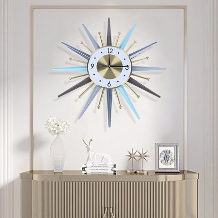 Large Decorative Wall Clock Modern 23 Wall Clock for Living Room Non Ticking