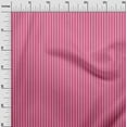 thumbnail image 2 of oneOone Cotton Poplin Pink Fabric Stripes Sewing Material Print Fabric By The Yard 56 Inch Wide-ULC, 2 of 4